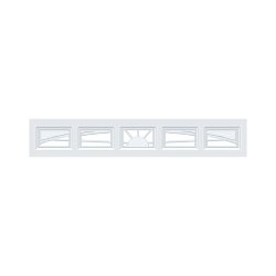 12FT Sunray - Garage Door Window Set Premier-P-5-GDW-SUN-12FT-1x5PIECE